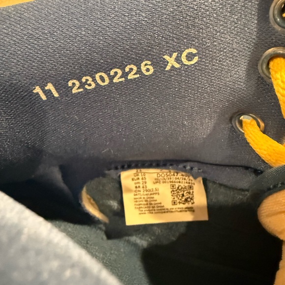 Nike Jordan 1 Retro AJKO High 'Laney' True Blue/Topaz Gold Size 11 - Picture 7 of 7